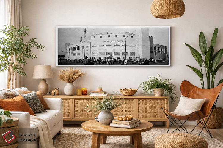 تابلو دکوراتیو old Comiskey Park, Chicago, Cook County, Illinois, USA… اثر پانورامیک ایمجز - D3W