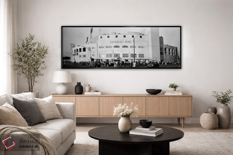 تابلو دکوراتیو old Comiskey Park, Chicago, Cook County, Illinois, USA… اثر پانورامیک ایمجز - D5B