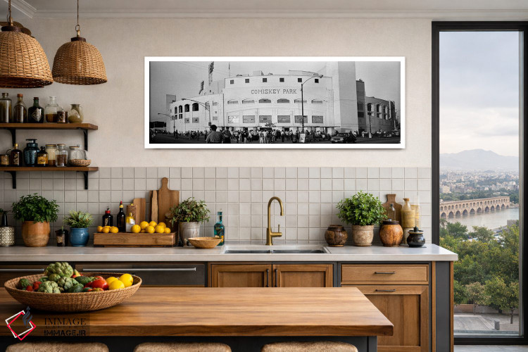 تابلو دکوراتیو old Comiskey Park, Chicago, Cook County, Illinois, USA… اثر پانورامیک ایمجز - D4W