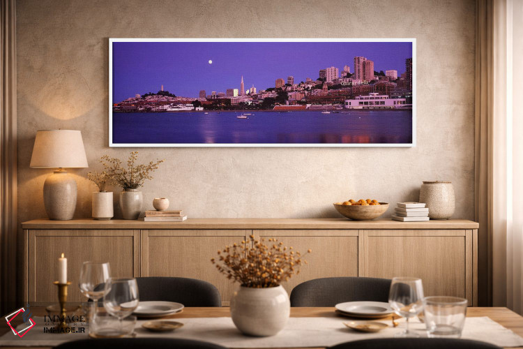 تابلو دکوراتیو San Francisco, California, USA #2,ساختمان ها در طول ساح… اثر پانورامیک ایمجز - D2W