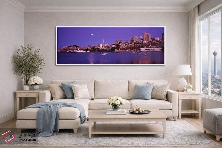 تابلو دکوراتیو San Francisco, California, USA #2,ساختمان ها در طول ساح… اثر پانورامیک ایمجز - D4W