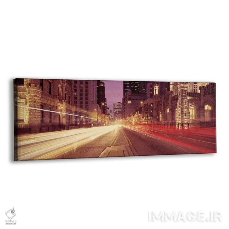 تابلو دکوراتیو Michigan Avenue, Chicago, Cook County, Illinois, USA #2… اثر پانورامیک ایمجز - نمای پرسپکتیو محصول