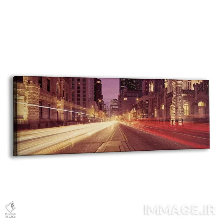 تابلو دکوراتیو Michigan Avenue, Chicago, Cook County, Illinois, USA #2… اثر پانورامیک ایمجز - نمای پرسپکتیو محصول