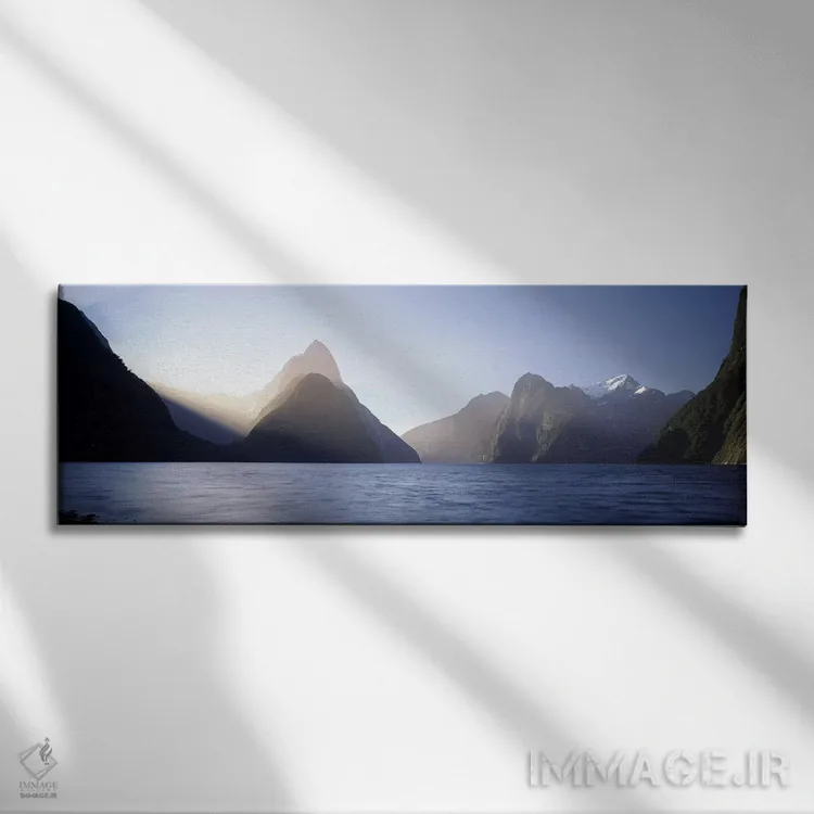 تابلو دکوراتیو Milford Sound, Fiordland National Park, South Island, N… اثر پانورامیک ایمجز - نمای روبهرو روی دیوار