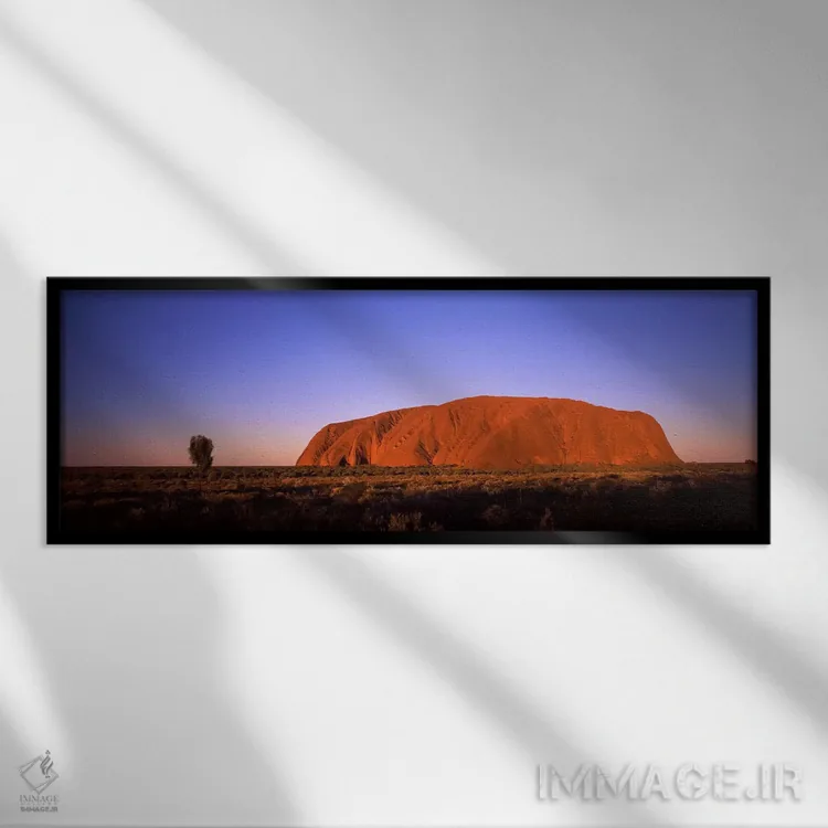 تابلو دکوراتیو Uluru-Kata Tjuta National Park, Northern Territory, Aus… اثر پانورامیک ایمجز - نمای قابدار مشکی