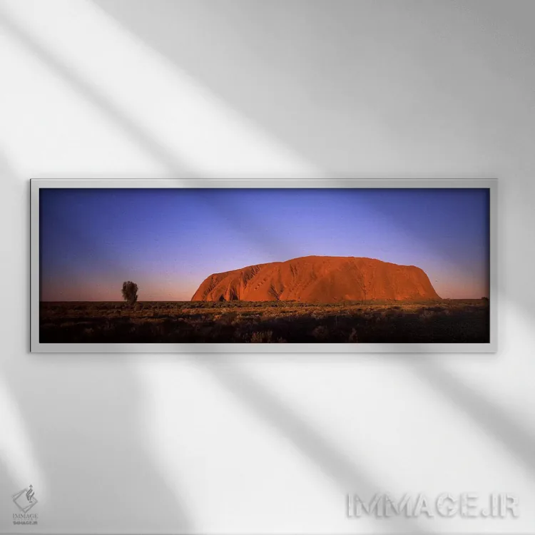 تابلو دکوراتیو Uluru-Kata Tjuta National Park, Northern Territory, Aus… اثر پانورامیک ایمجز - نمای قابدار سفید