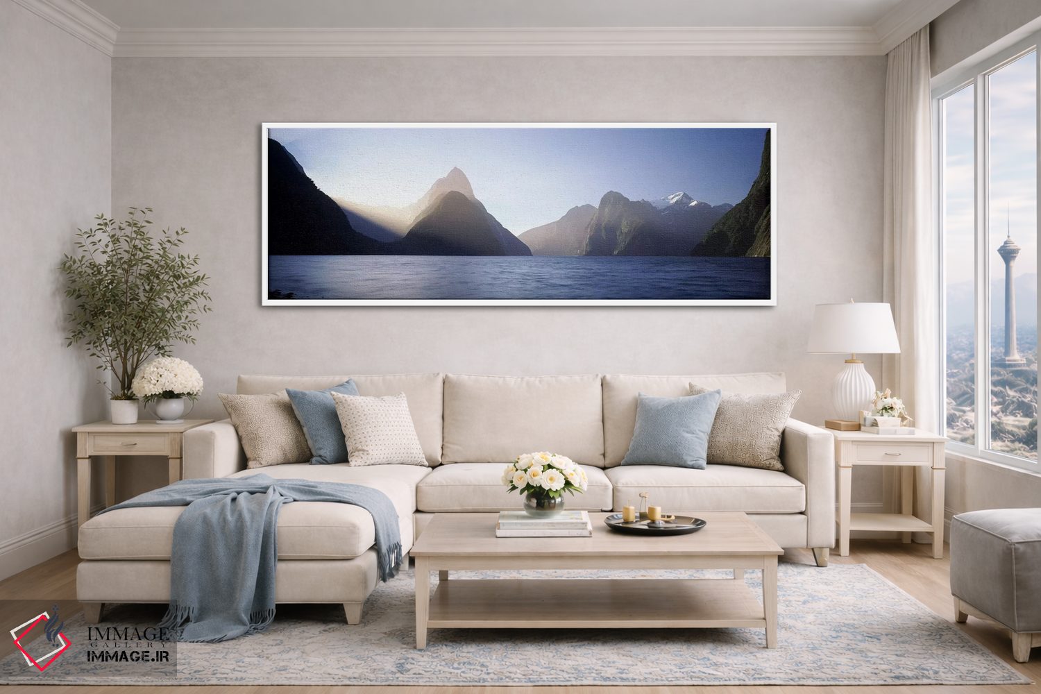 تابلو دکوراتیو Milford Sound, Fiordland National Park, South Island, N… اثر پانورامیک ایمجز - D4W