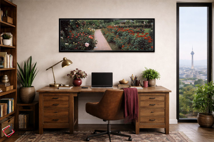 تابلو دکوراتیو International Rose Test Garden, Washington Park, Portla… اثر پانورامیک ایمجز - D2B
