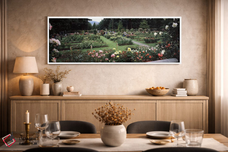 تابلو دکوراتیو International Rose Test Garden, Washington Park, Portla… اثر پانورامیک ایمجز - D2W