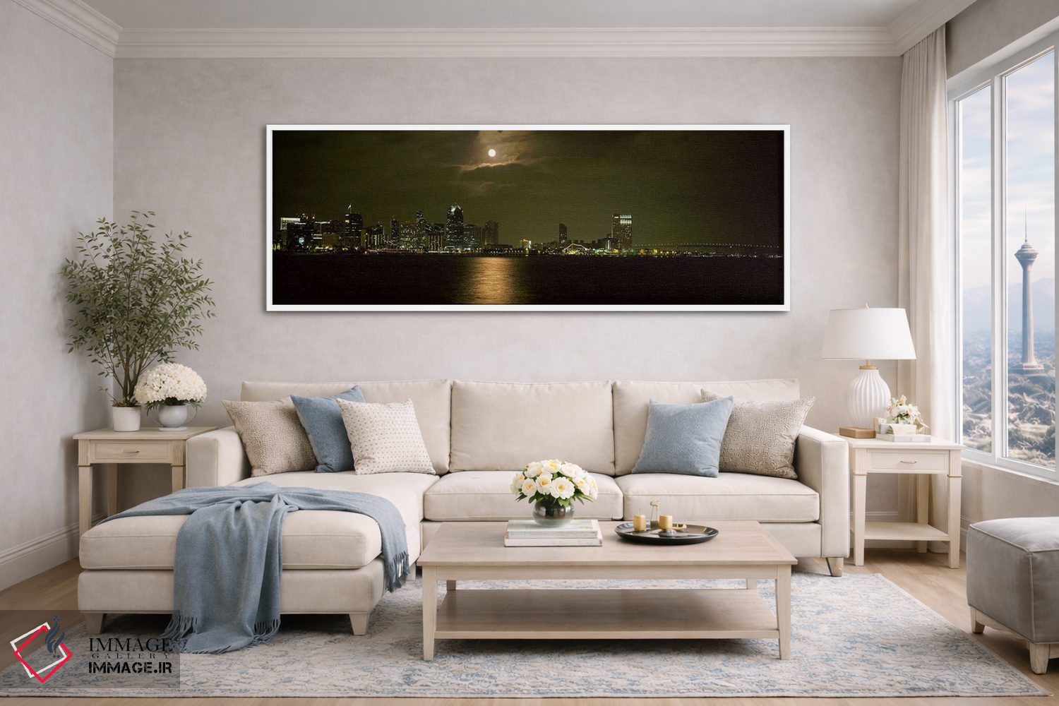 تابلو دکوراتیو Coronado Bridge, San Diego, California, USA,آسمان خراش… اثر پانورامیک ایمجز - D4W