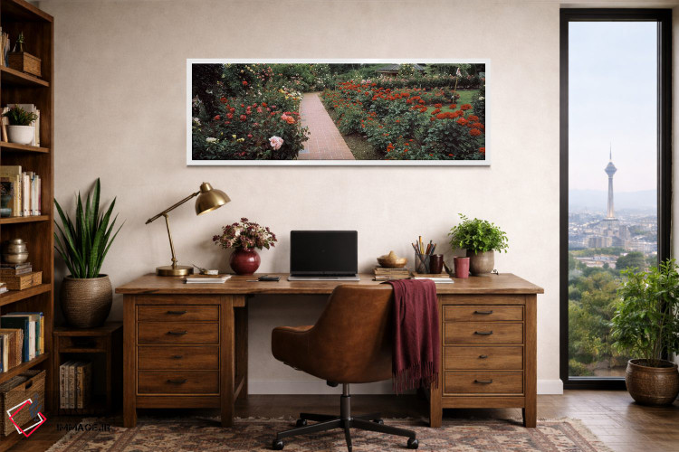 تابلو دکوراتیو International Rose Test Garden, Washington Park, Portla… اثر پانورامیک ایمجز - D1W