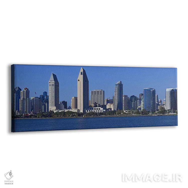 تابلو دکوراتیو San Diego, California, USA 2010,شهر در کنار آب، سن دیگو… اثر پانورامیک ایمجز - نمای پرسپکتیو محصول