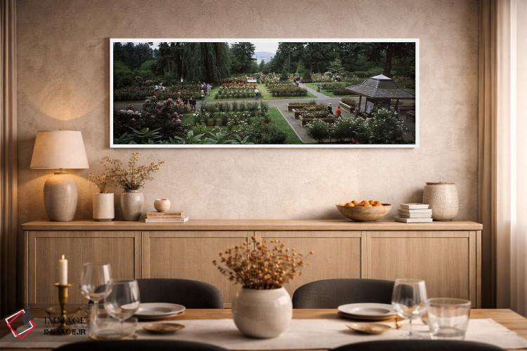 تابلو دکوراتیو International Rose Test Garden, Washington Park, Portla… اثر پانورامیک ایمجز - D2W
