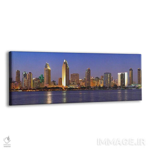 تابلو دکوراتیو San Diego, California, USA 2010 #8,ساختمان ها در کنار آ… اثر پانورامیک ایمجز - نمای پرسپکتیو محصول