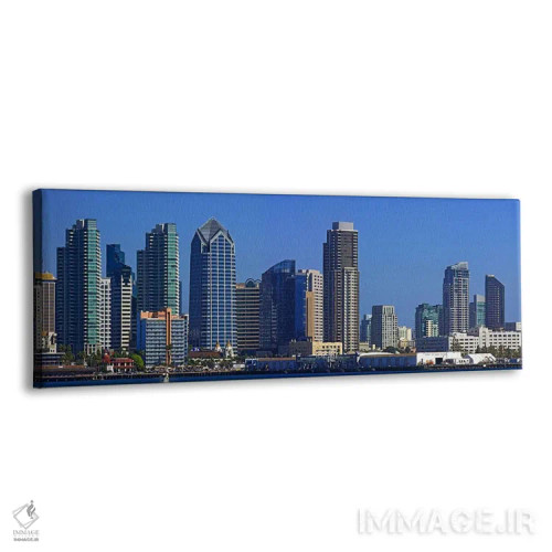 تابلو دکوراتیو San Diego, California, USA 2010 #7,ساختمان ها در کنار آ… اثر پانورامیک ایمجز - نمای پرسپکتیو محصول
