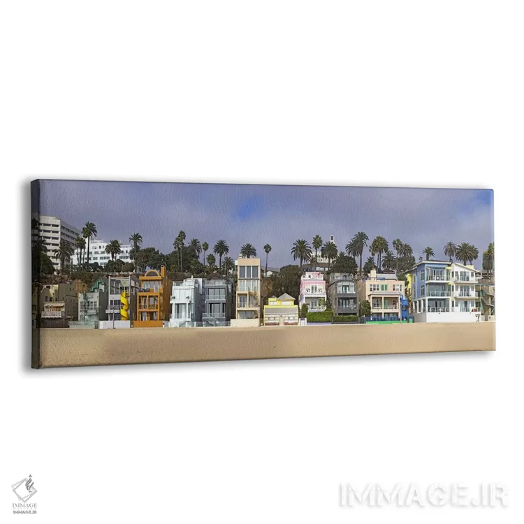 تابلو دکوراتیو Santa Monica, Los Angeles County, California, USA,خانه… اثر پانورامیک ایمجز - نمای پرسپکتیو محصول