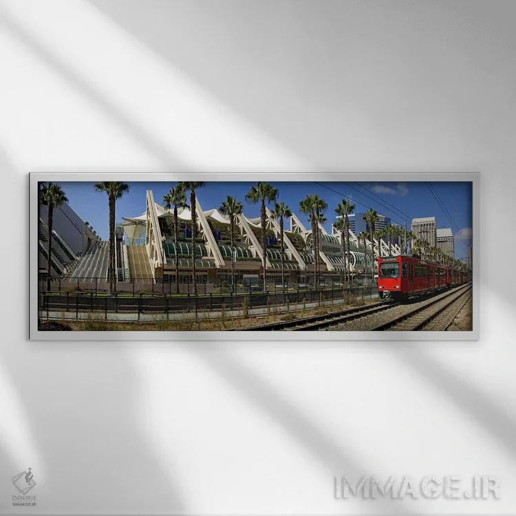 تابلو دکوراتیو San Diego Convention Center, San Diego, California, USA… اثر پانورامیک ایمجز - نمای قابدار سفید