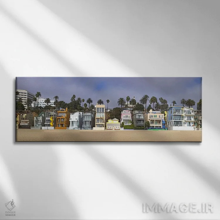 تابلو دکوراتیو Santa Monica, Los Angeles County, California, USA,خانه… اثر پانورامیک ایمجز - نمای روبهرو روی دیوار