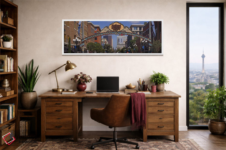 تابلو دکوراتیو Gaslamp Quarter, San Diego, California, USA,ساختمان ها… اثر پانورامیک ایمجز - D1W