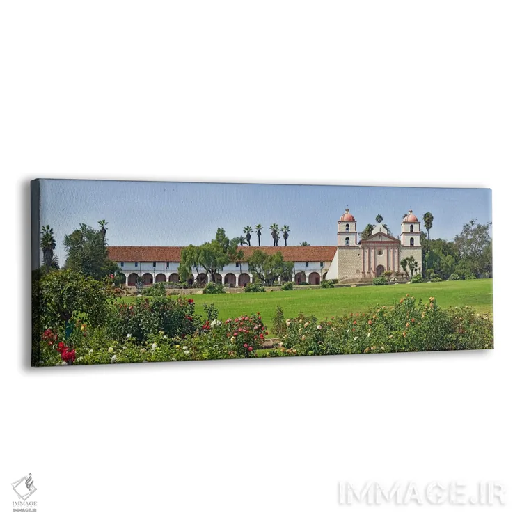 تابلو دکوراتیو Mission Santa Barbara, Santa Barbara, Santa Barbara Cou… اثر پانورامیک ایمجز - نمای پرسپکتیو محصول