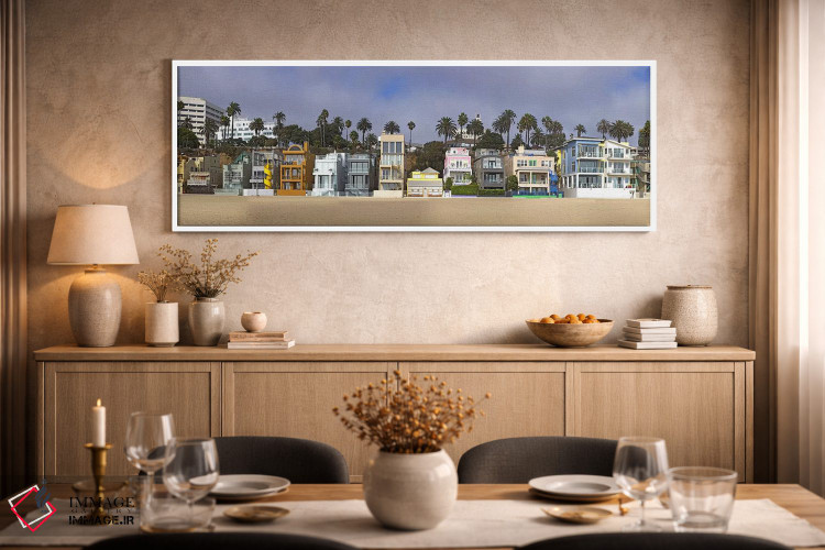 تابلو دکوراتیو Santa Monica, Los Angeles County, California, USA,خانه… اثر پانورامیک ایمجز - D2W
