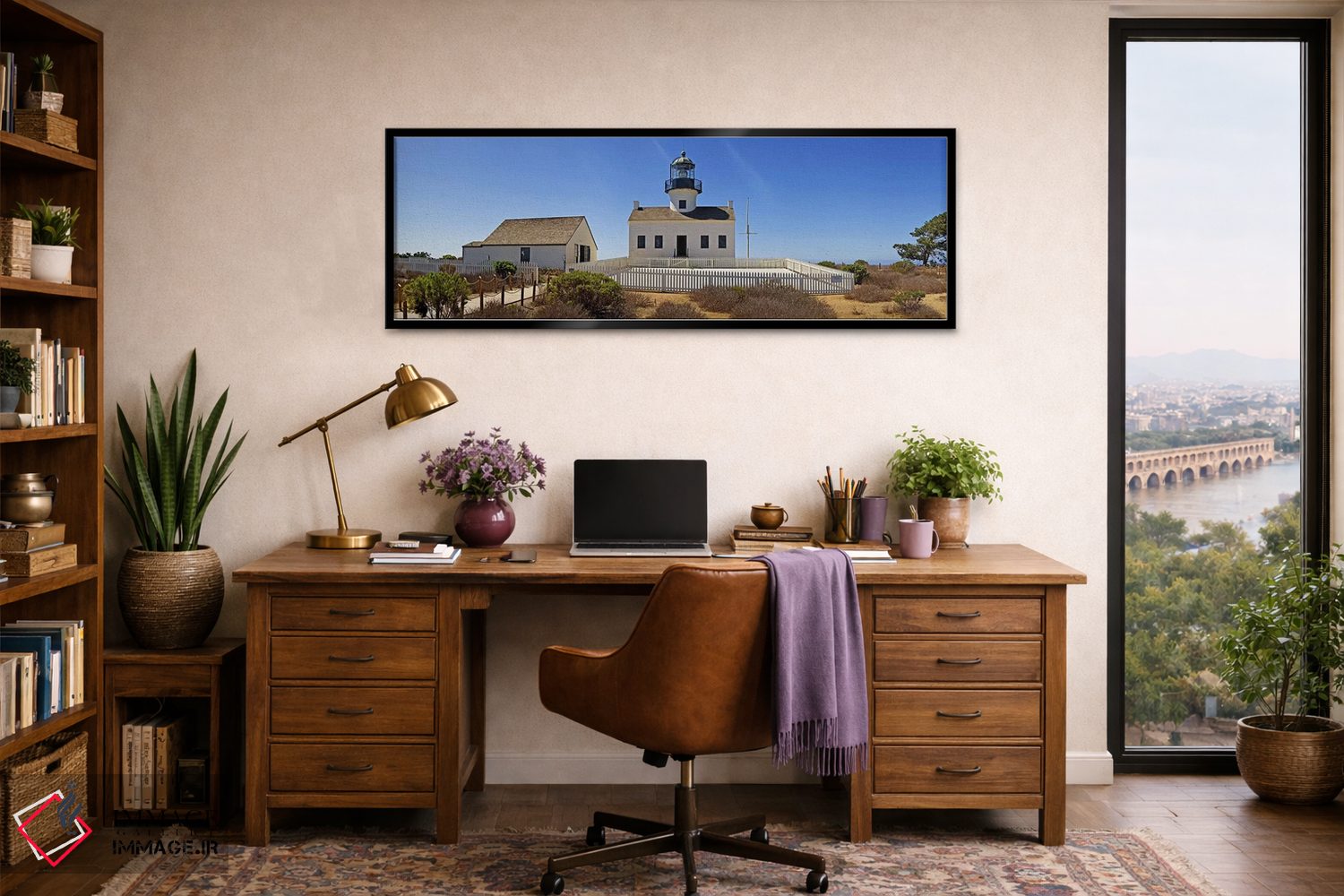 تابلو دکوراتیو Old Point Loma Lighthouse, Point Loma, Cabrillo Nationa… اثر پانورامیک ایمجز - D2B