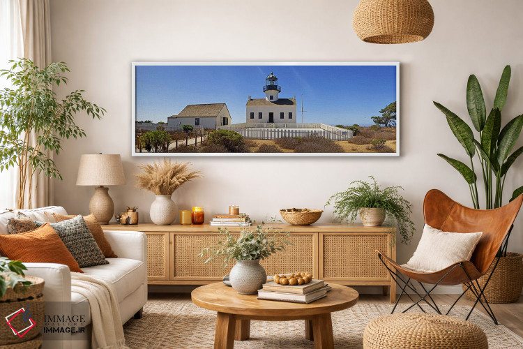 تابلو دکوراتیو Old Point Loma Lighthouse, Point Loma, Cabrillo Nationa… اثر پانورامیک ایمجز - D3W