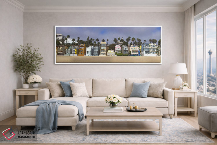 تابلو دکوراتیو Santa Monica, Los Angeles County, California, USA,خانه… اثر پانورامیک ایمجز - D4W