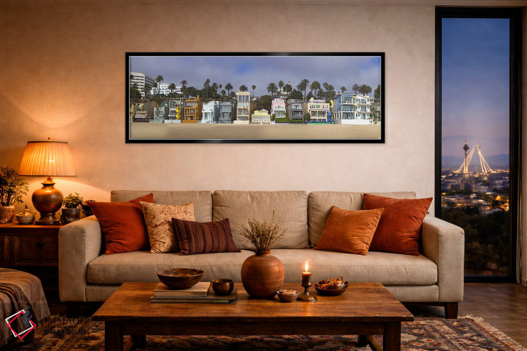 تابلو دکوراتیو Santa Monica, Los Angeles County, California, USA,خانه… اثر پانورامیک ایمجز - D5B