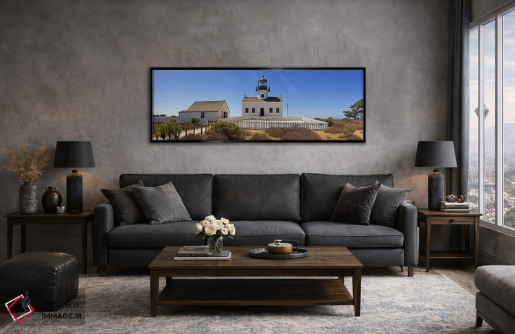 تابلو دکوراتیو Old Point Loma Lighthouse, Point Loma, Cabrillo Nationa… اثر پانورامیک ایمجز - D5B