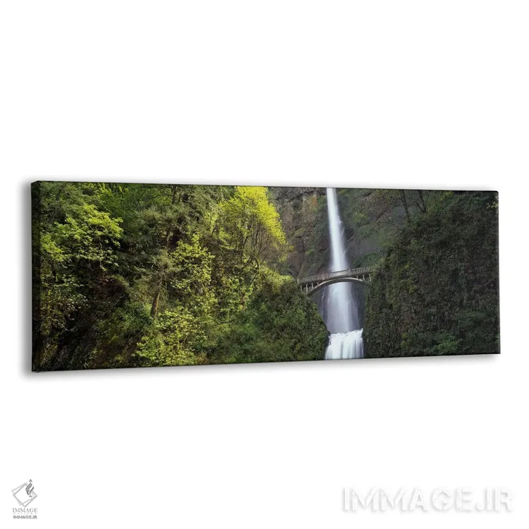 تابلو دکوراتیو Multnomah Falls, Columbia River Gorge, Portland, Multno… اثر پانورامیک ایمجز - نمای پرسپکتیو محصول