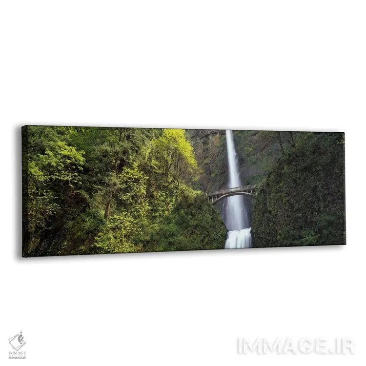 تابلو دکوراتیو Multnomah Falls, Columbia River Gorge, Portland, Multno… اثر پانورامیک ایمجز - نمای پرسپکتیو محصول
