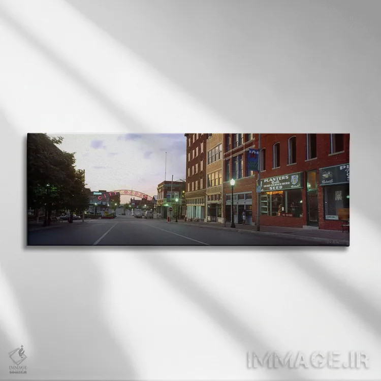 تابلو دکوراتیو Kansas City, Jackson County, Missouri, USA #2,ساختمان ه… اثر پانورامیک ایمجز - نمای روبهرو روی دیوار