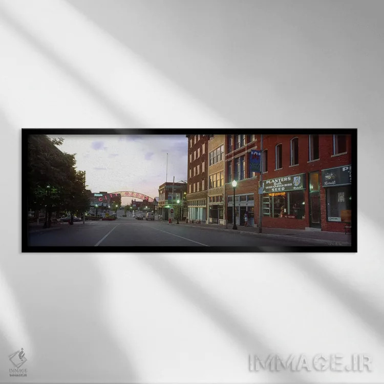 تابلو دکوراتیو Kansas City, Jackson County, Missouri, USA #2,ساختمان ه… اثر پانورامیک ایمجز - نمای قابدار مشکی