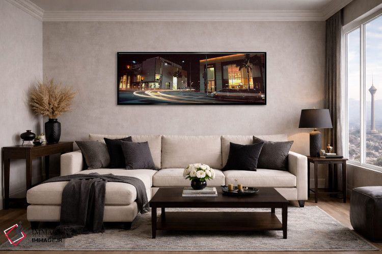 تابلو دکوراتیو Rodeo Drive, Beverly Hills, Los Angeles County, Califor… اثر پانورامیک ایمجز - D4B