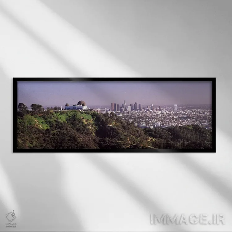 تابلو دکوراتیو Griffith Park Observatory, Los Angeles, California, USA… اثر پانورامیک ایمجز - نمای قابدار مشکی