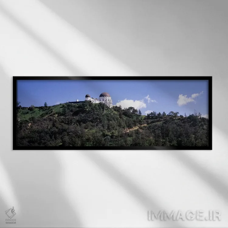 تابلو دکوراتیو Griffith Park Observatory, Los Angeles, California, USA… اثر پانورامیک ایمجز - نمای قابدار مشکی