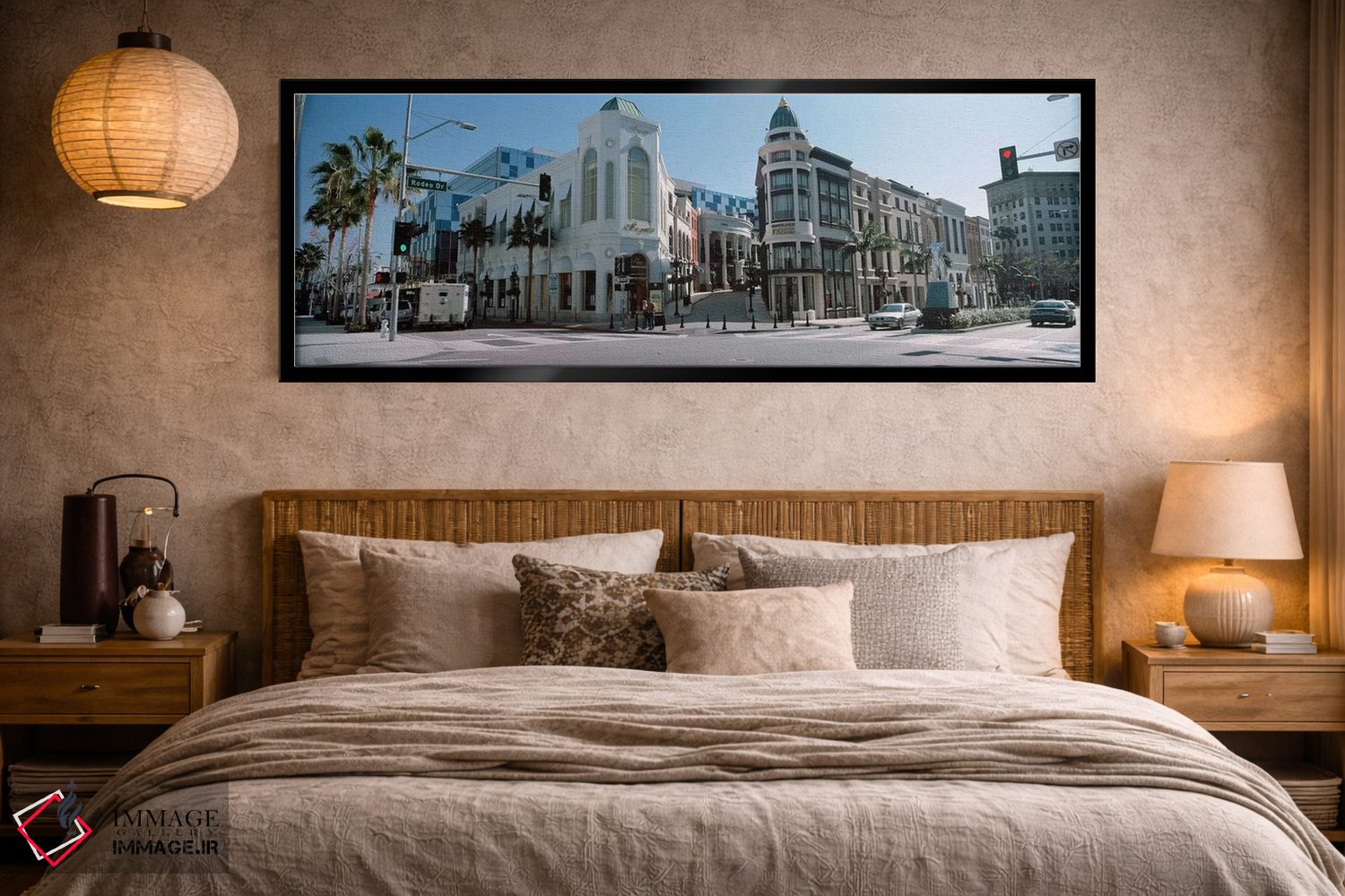 تابلو دکوراتیو Rodeo Drive, Beverly Hills, Los Angeles County, Califor… اثر پانورامیک ایمجز - D5B