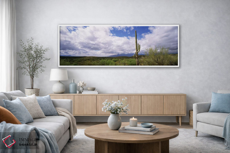 تابلو دکوراتیو Saguaro National Monument, Tucson, Arizona, USA,کاکتوس… اثر پانورامیک ایمجز - D3W
