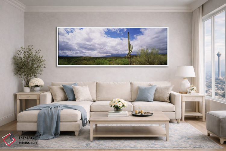 تابلو دکوراتیو Saguaro National Monument, Tucson, Arizona, USA,کاکتوس… اثر پانورامیک ایمجز - D4W