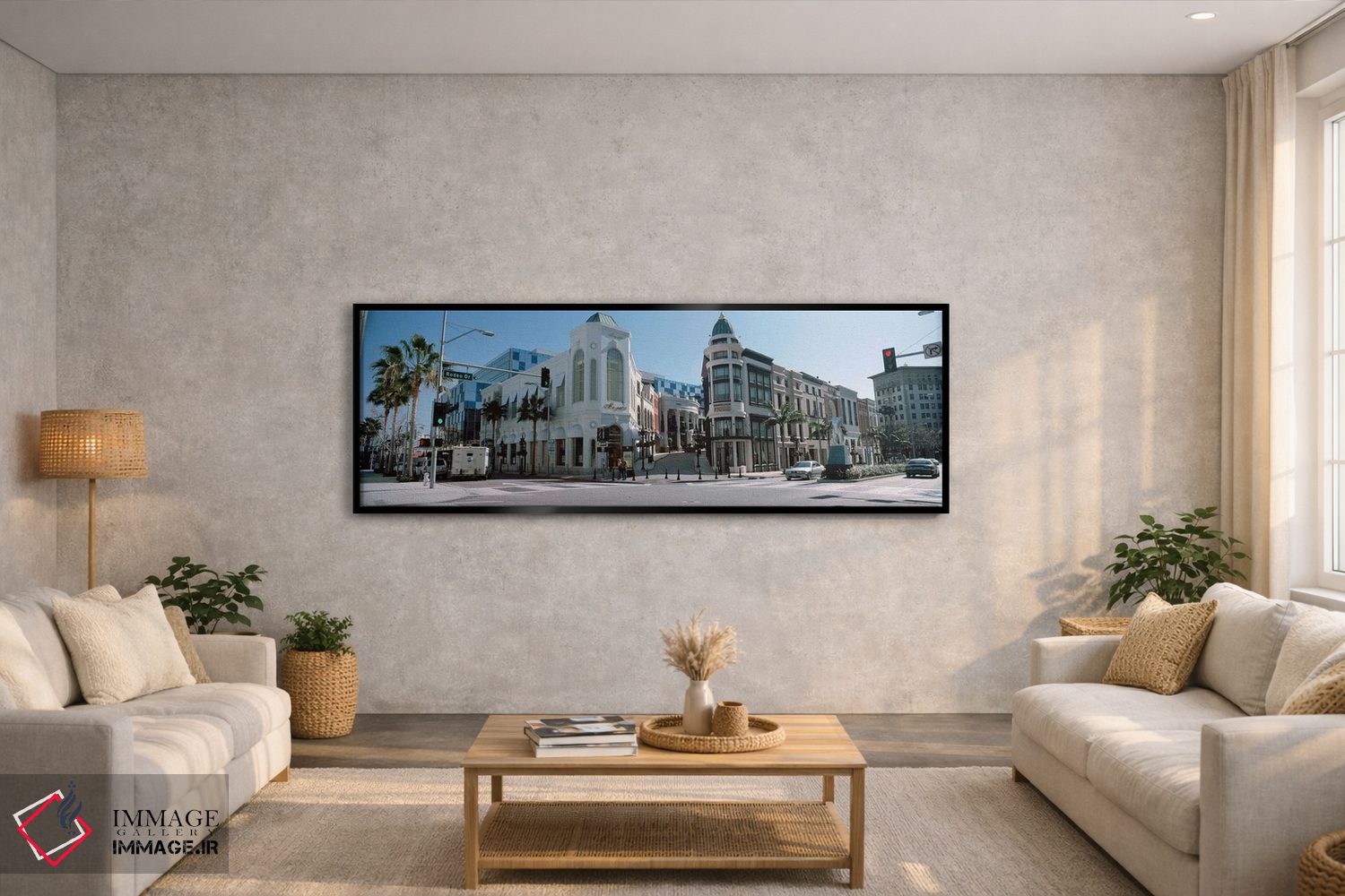 تابلو دکوراتیو Rodeo Drive, Beverly Hills, Los Angeles County, Califor… اثر پانورامیک ایمجز - D4B