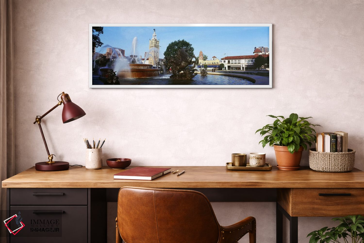 تابلو دکوراتیو Country Club Plaza, Kansas City, Jackson County, Missou… اثر پانورامیک ایمجز - D3W