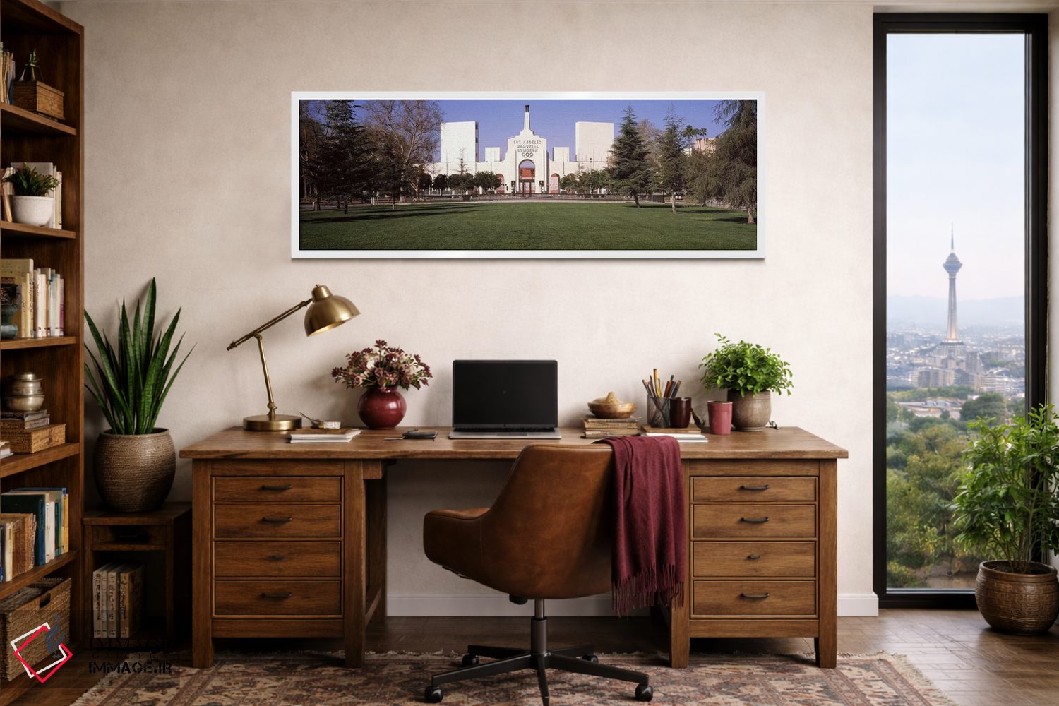 تابلو دکوراتیو Los Angeles Memorial Coliseum, Los Angeles, California… اثر پانورامیک ایمجز - D1W