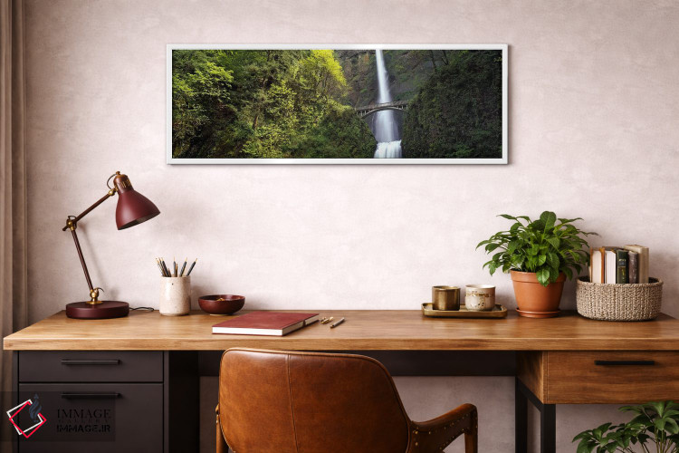 تابلو دکوراتیو Multnomah Falls, Columbia River Gorge, Portland, Multno… اثر پانورامیک ایمجز - D3W
