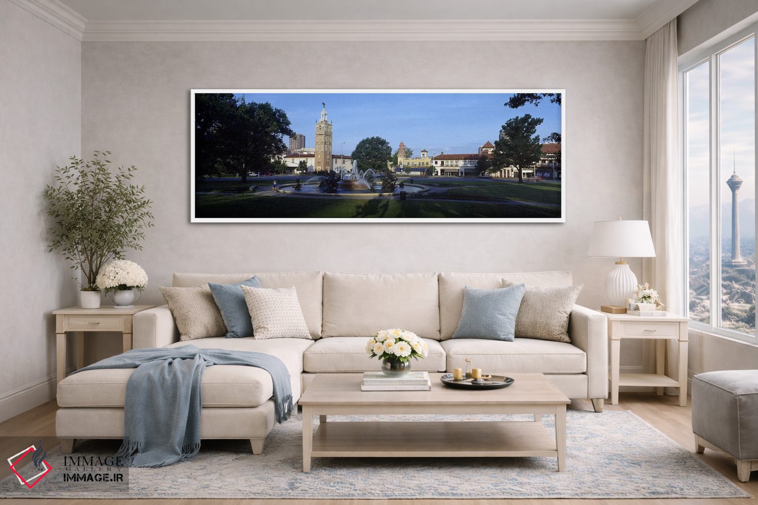 تابلو دکوراتیو Country Club Plaza, Kansas City, Jackson County, Missou… اثر پانورامیک ایمجز - D4W