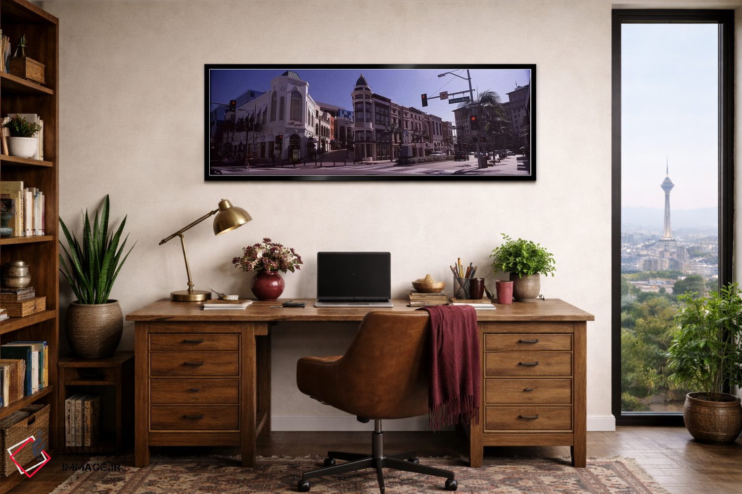 تابلو دکوراتیو Rodeo Drive, Beverly Hills, Los Angeles County, Califor… اثر پانورامیک ایمجز - D2B