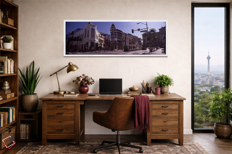 تابلو دکوراتیو Rodeo Drive, Beverly Hills, Los Angeles County, Califor… اثر پانورامیک ایمجز - D1W