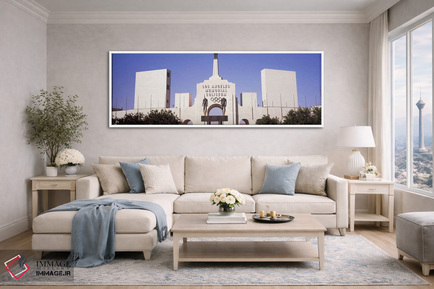 تابلو دکوراتیو Los Angeles Memorial Coliseum, Los Angeles, California… اثر پانورامیک ایمجز - D4W