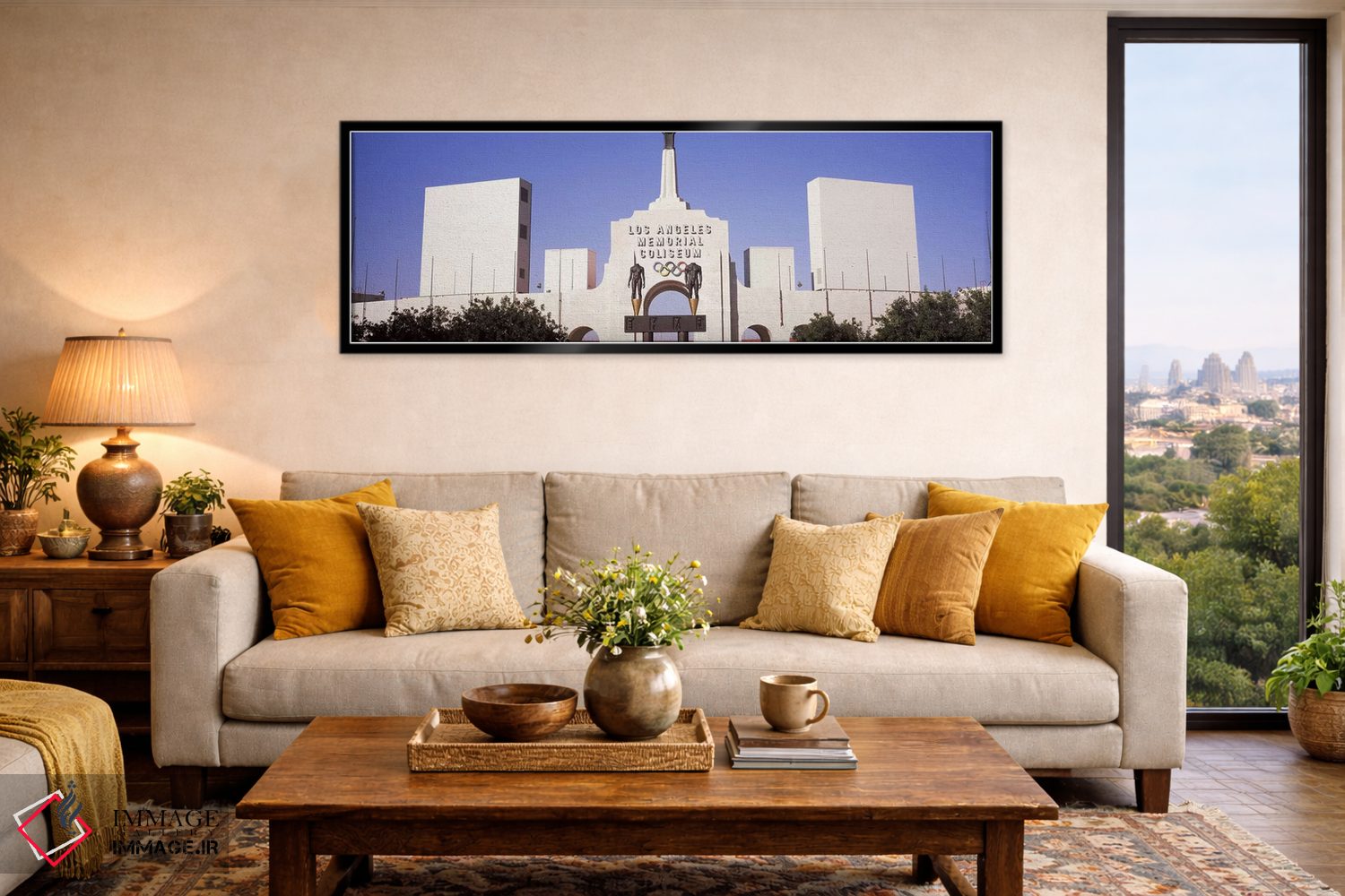 تابلو دکوراتیو Los Angeles Memorial Coliseum, Los Angeles, California… اثر پانورامیک ایمجز - D6B