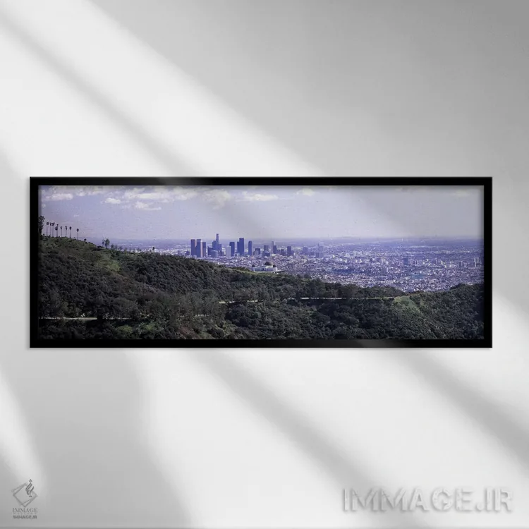 تابلو دکوراتیو Griffith Park Observatory, Los Angeles, California, USA… اثر پانورامیک ایمجز - نمای قابدار مشکی